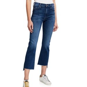MOTHER The Insider Crop Step Fray Jeans